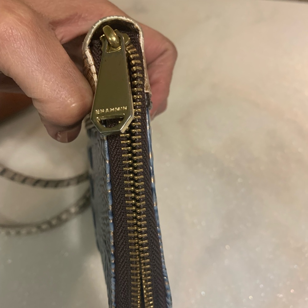 Brahmin Snakeskin Tote & crocodile wallet - Picture 8 of 10